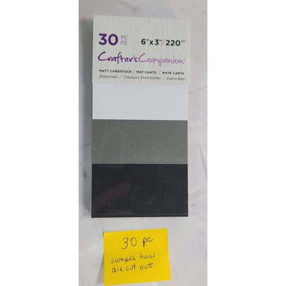 Crafters Companion Cardstock  Lot of 10 Packs - 3 x 6 Assorted Colors - Picture 5 of 15